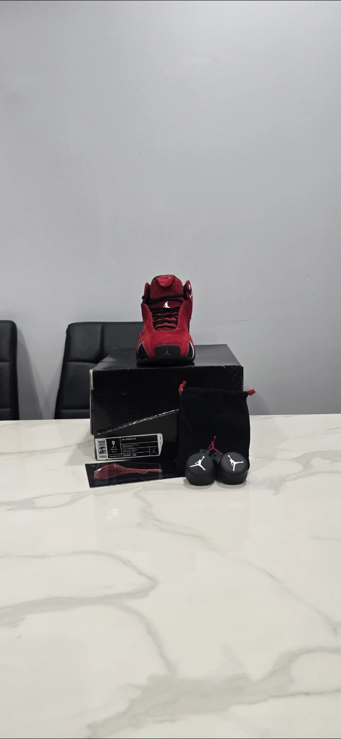 Air Jordan 21 toro red suede size 9 - photo 4