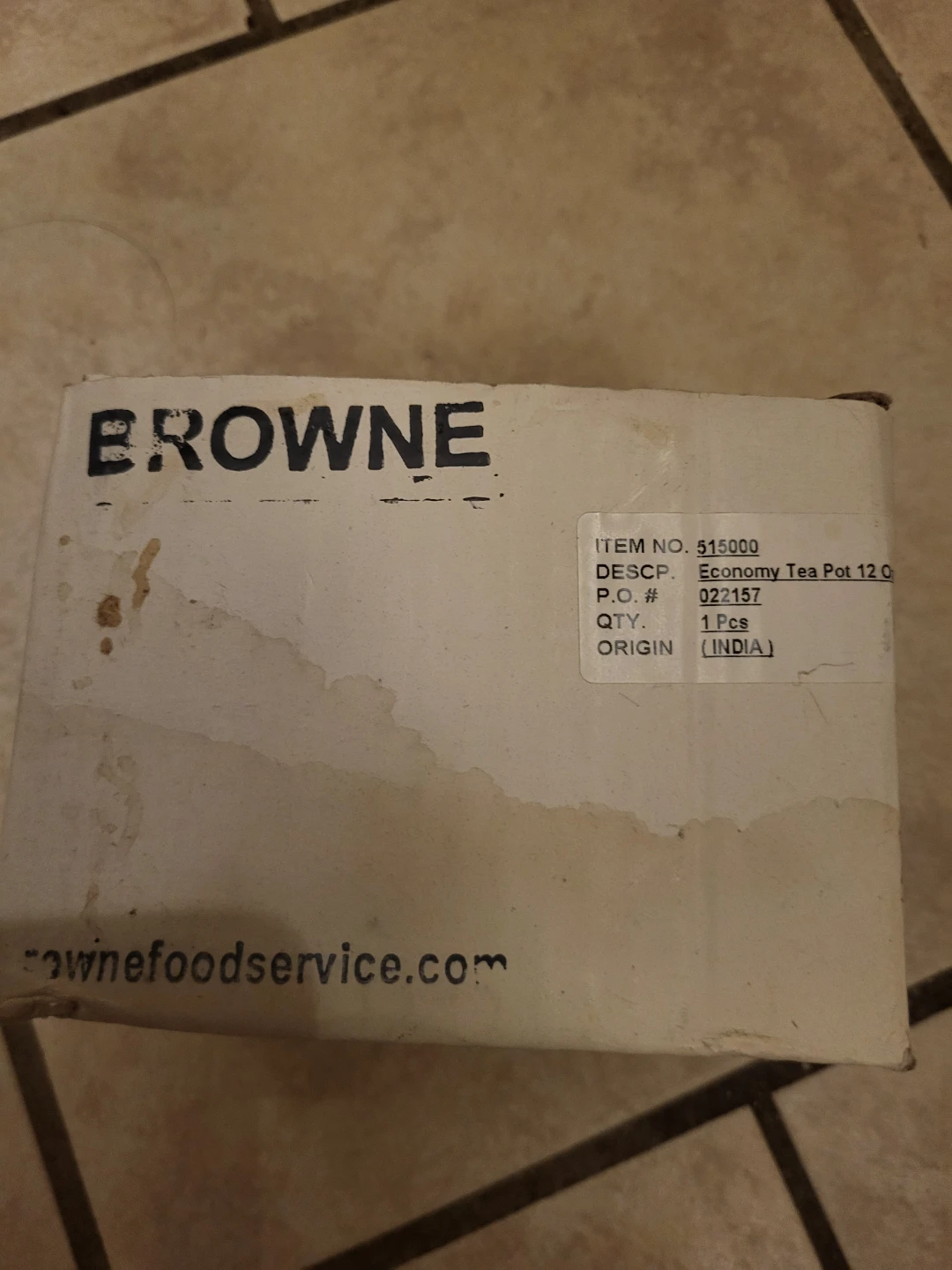 Browne Economy Tea Pot 12 oz 🏈 - photo 4