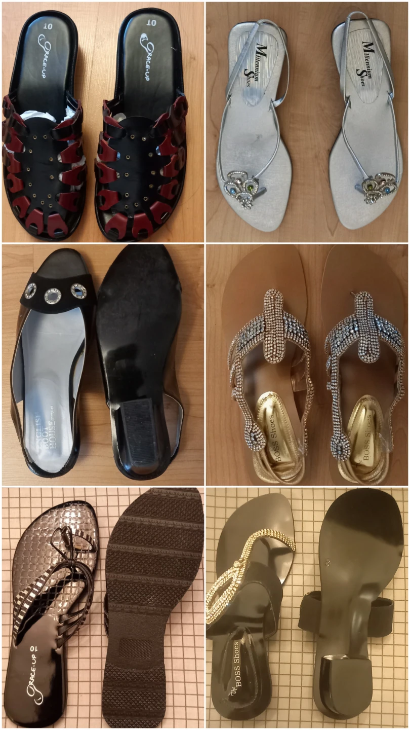 Assorted Women's Dress Sandals and Shoes