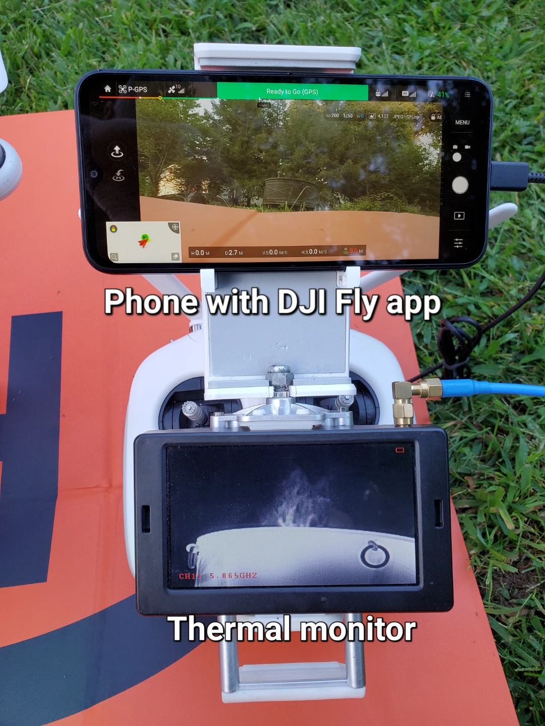 Thermal Drone DJI Phantom 3 Pro - photo 3