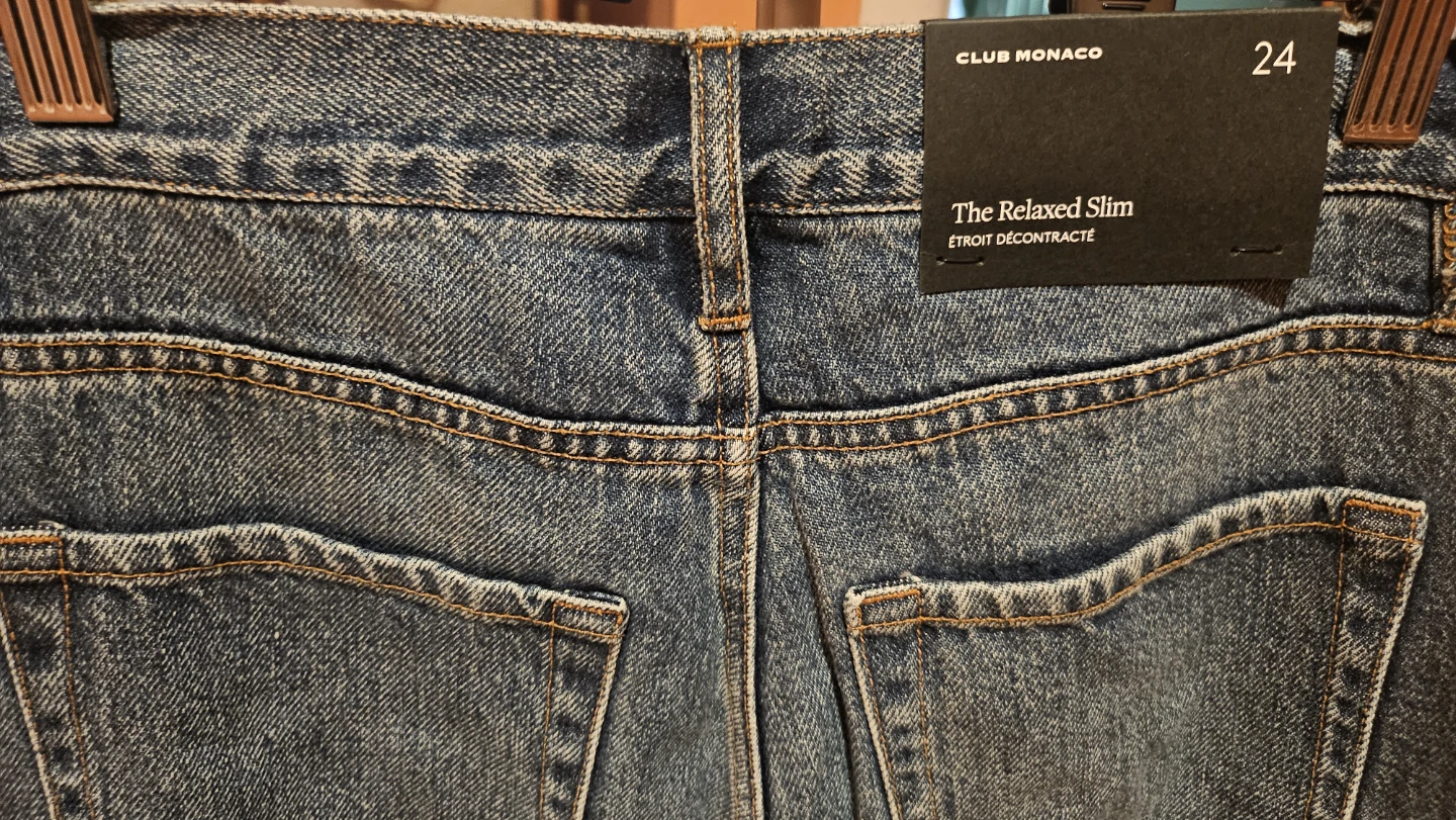 Club Monaco The Relaxed Slim Jeans Size 24 - photo 4
