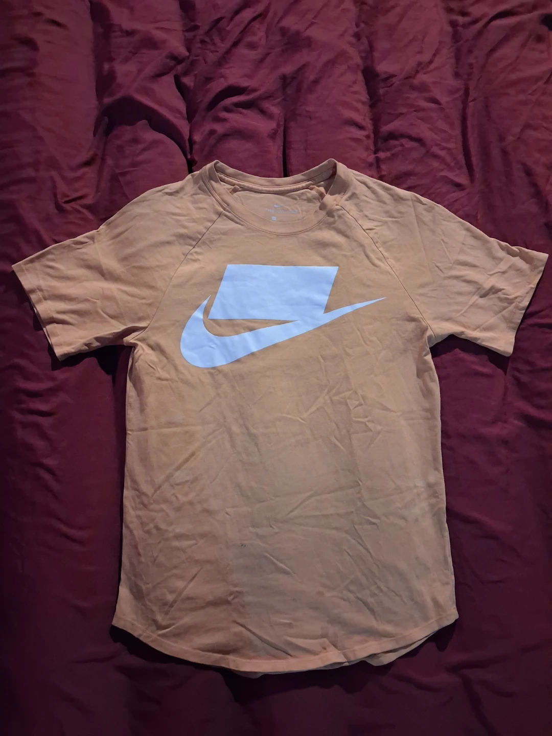 Yellow Nike Swoosh T-Shirt