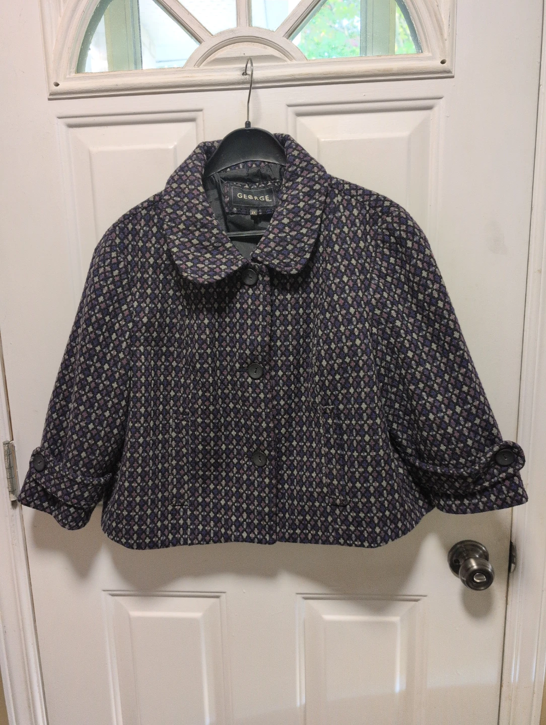 George Patterned Cropped Jacket 2X