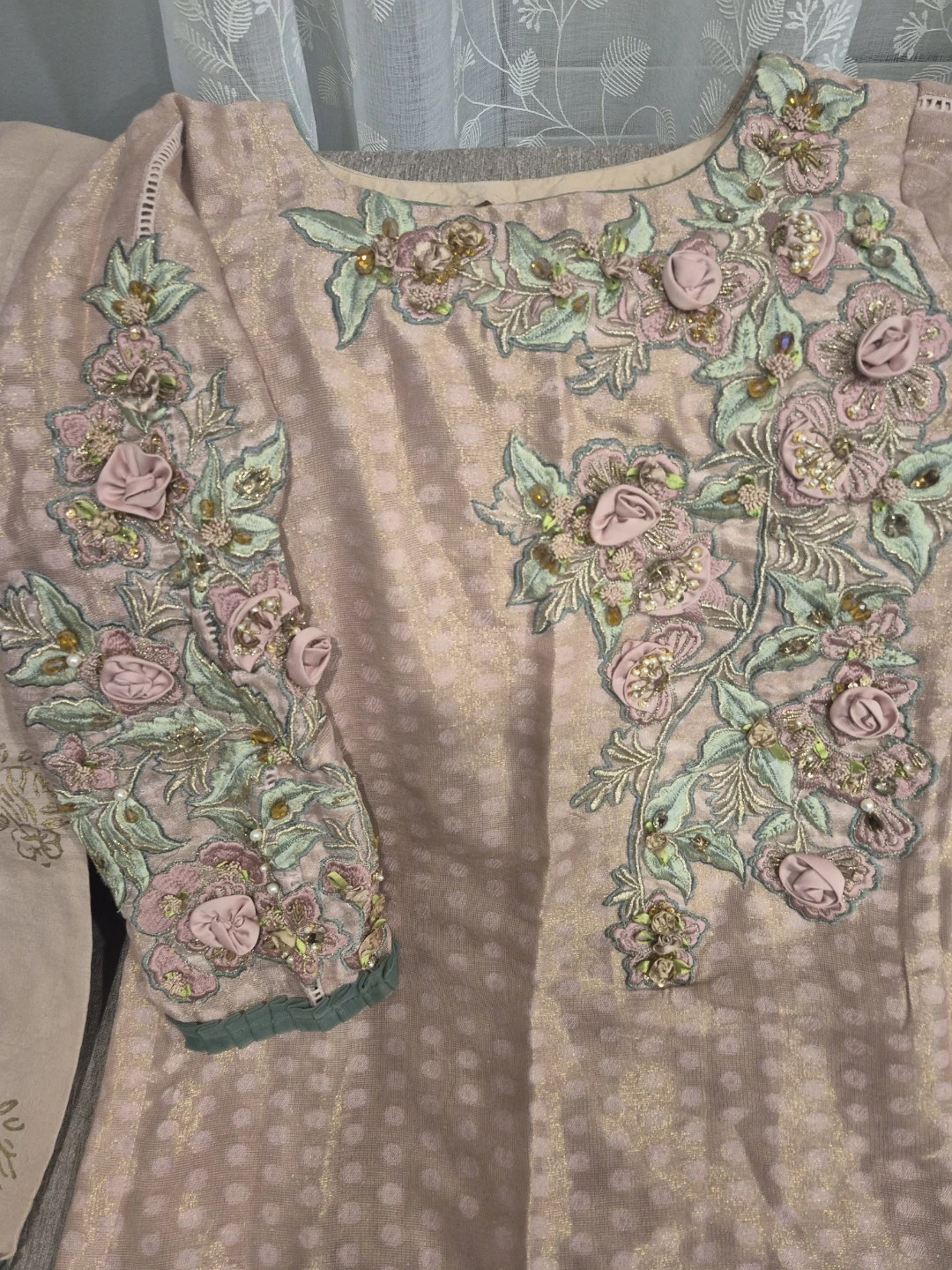 Brand new Pink Embroidered Traditional Salwar Kameez - photo 4