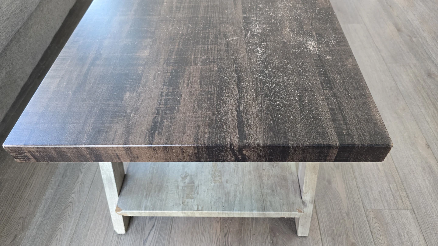 Winston Porter Filipek Walnut & Grey Coffee Table - photo 3