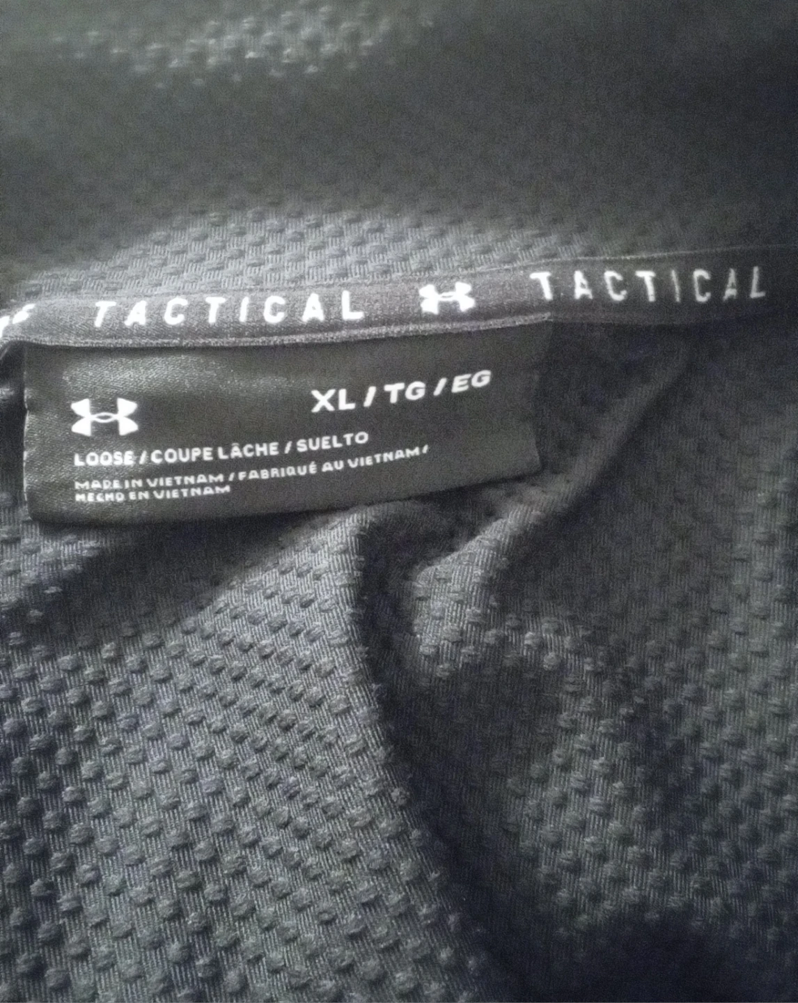 Men's Under Armour Tactical 1/4 zip pullover. XL, Loose fit. EUC - photo 3