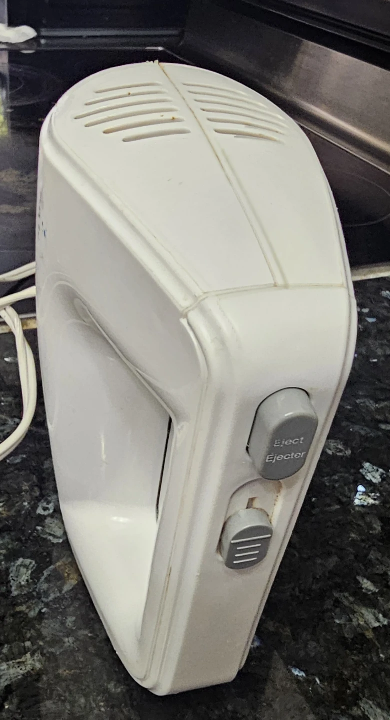 White Electric Hand Mixer