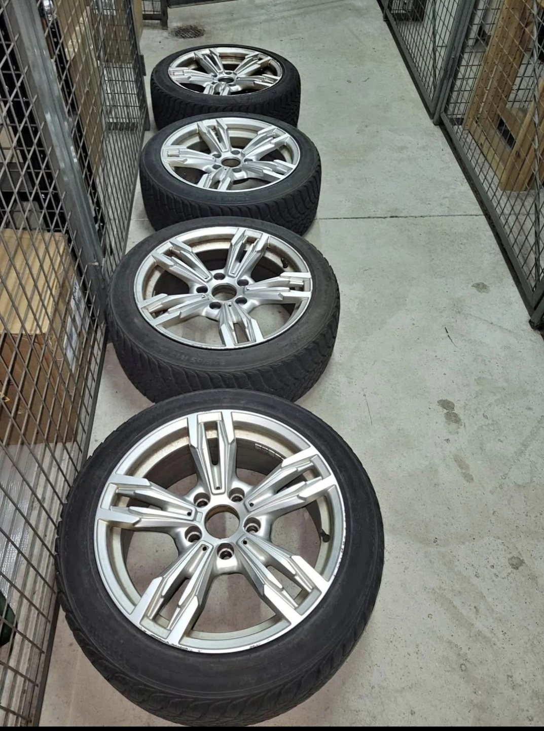 BMW 3 series Snow Tires with OEM BMW Rims