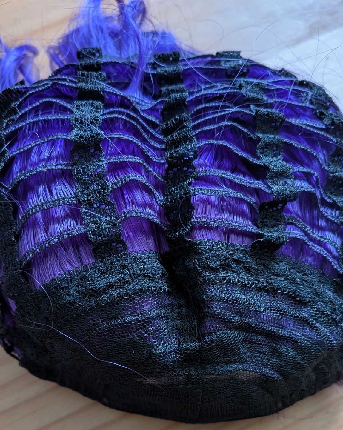 Wavy Purple Synthetic Wig