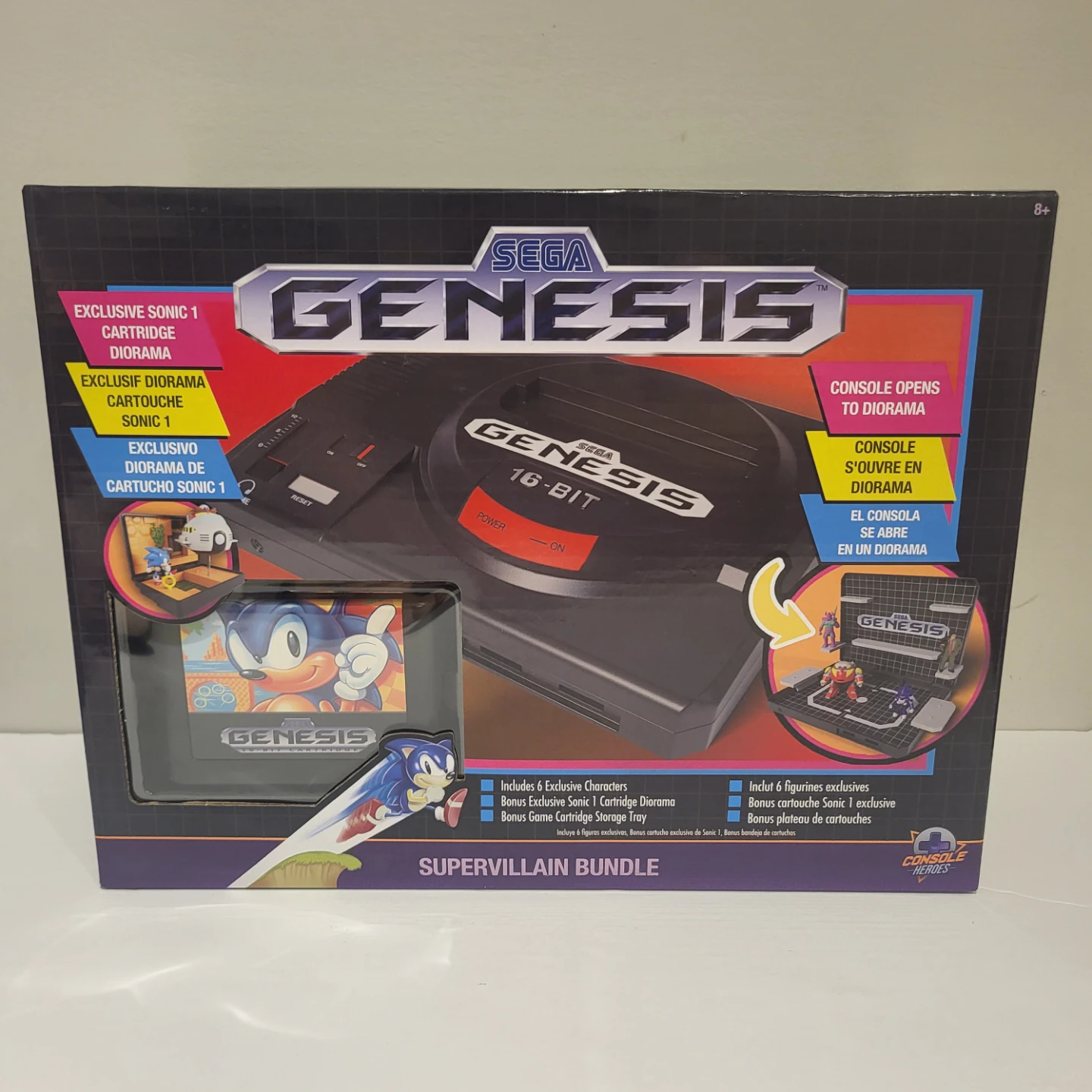 Sega Genesis Supervillain Bundle Diorama Set
