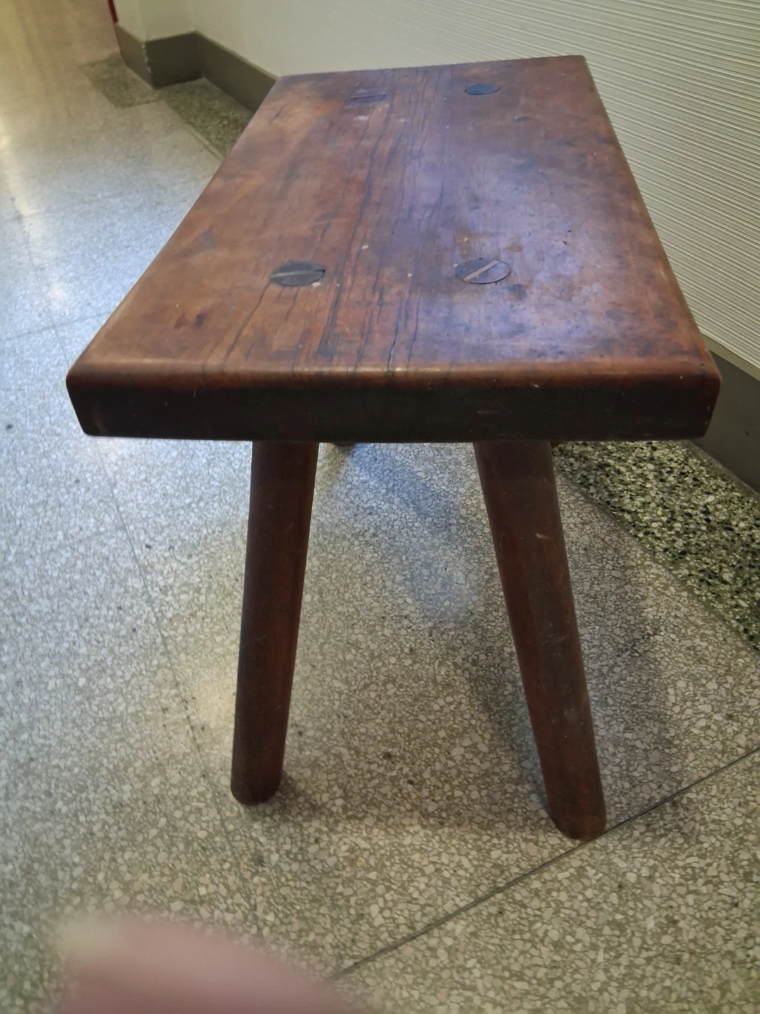 Rustic Wooden Stool - photo 3