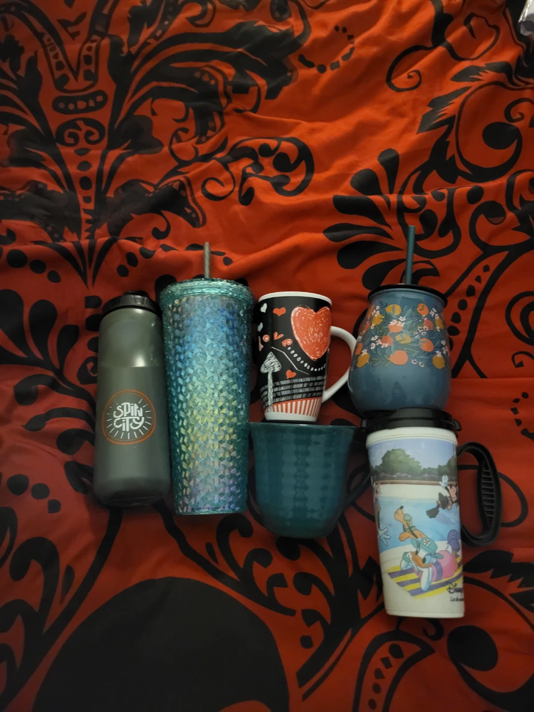 Assorted Mugs and Tumblers Collection