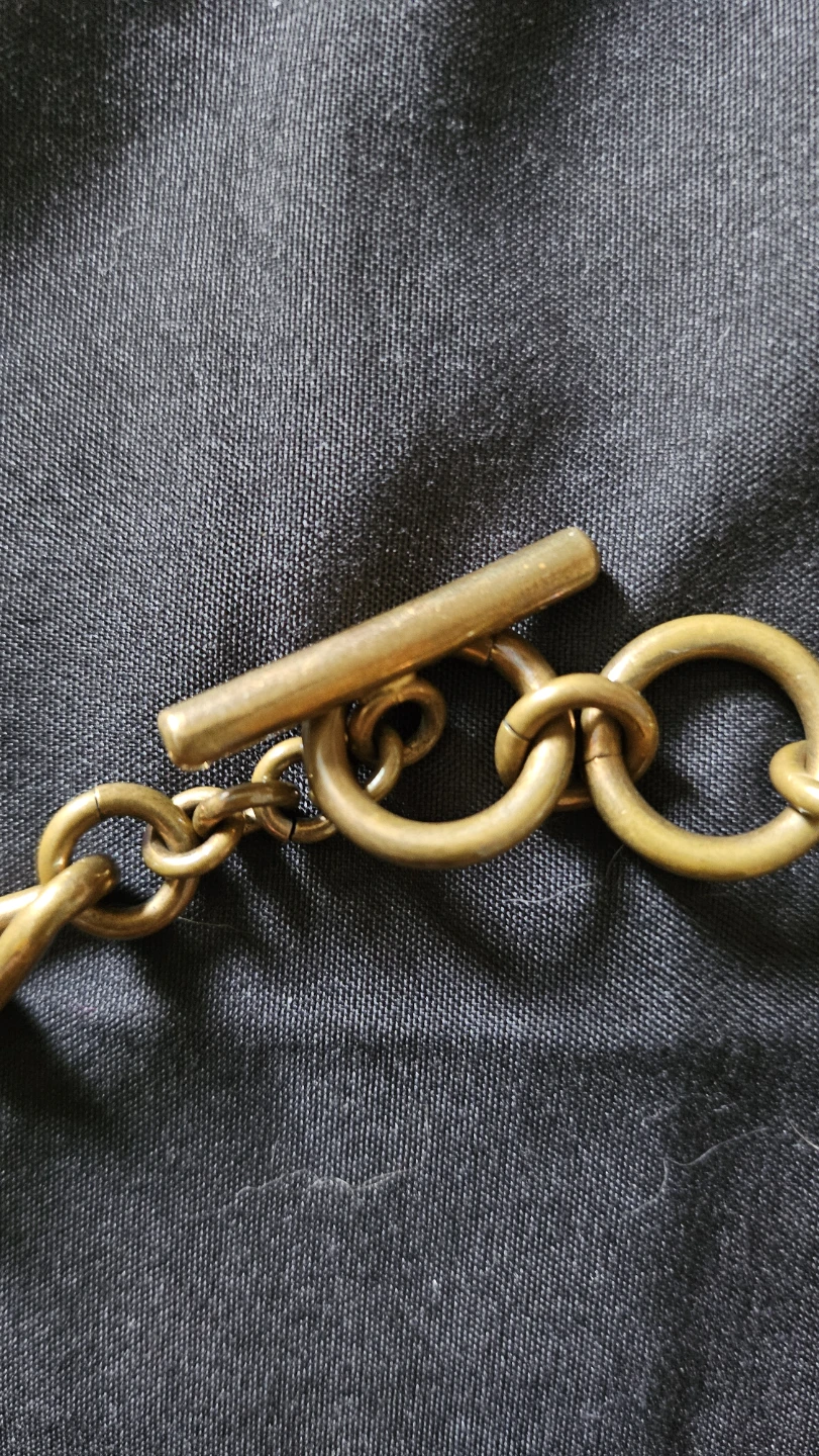 Raw Amethyst and Brass Chain Necklace - photo 3