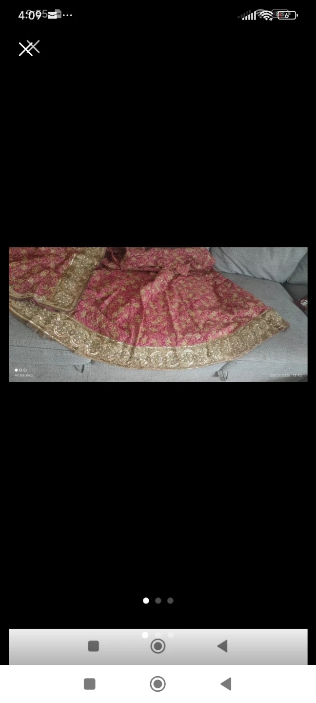 Pink Embroidered Lehenga Set for rent - photo 3