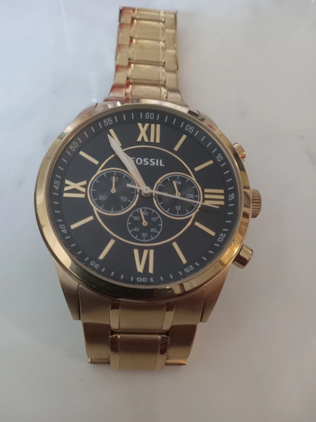 Fossil BQ1776 Gold-Tone Chronograph Watch