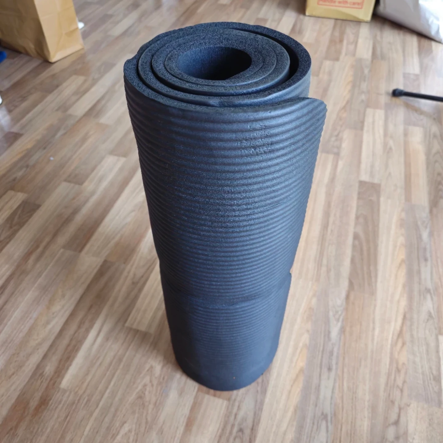 1/2 Inch Black Foam Exercise Mat
