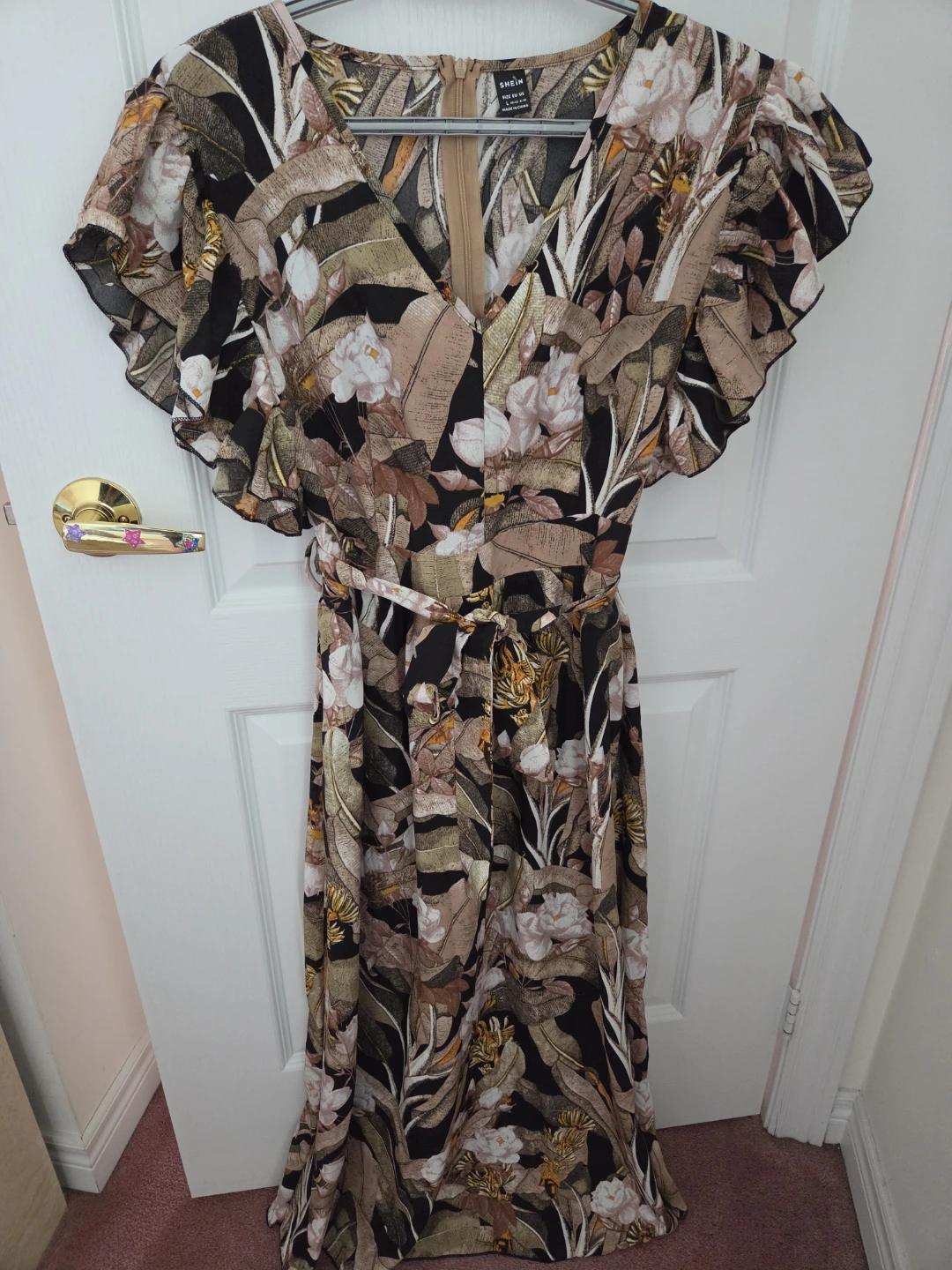 SHEIN Floral Print Dress Size Large