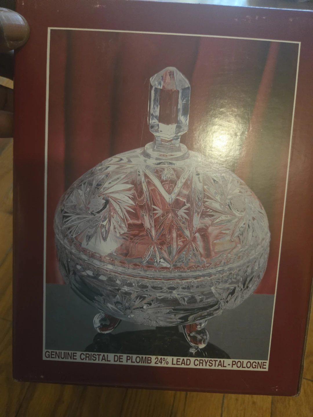 Genuine Cristal de Plomb 24% Lead Crystal Candy Dish - photo 3