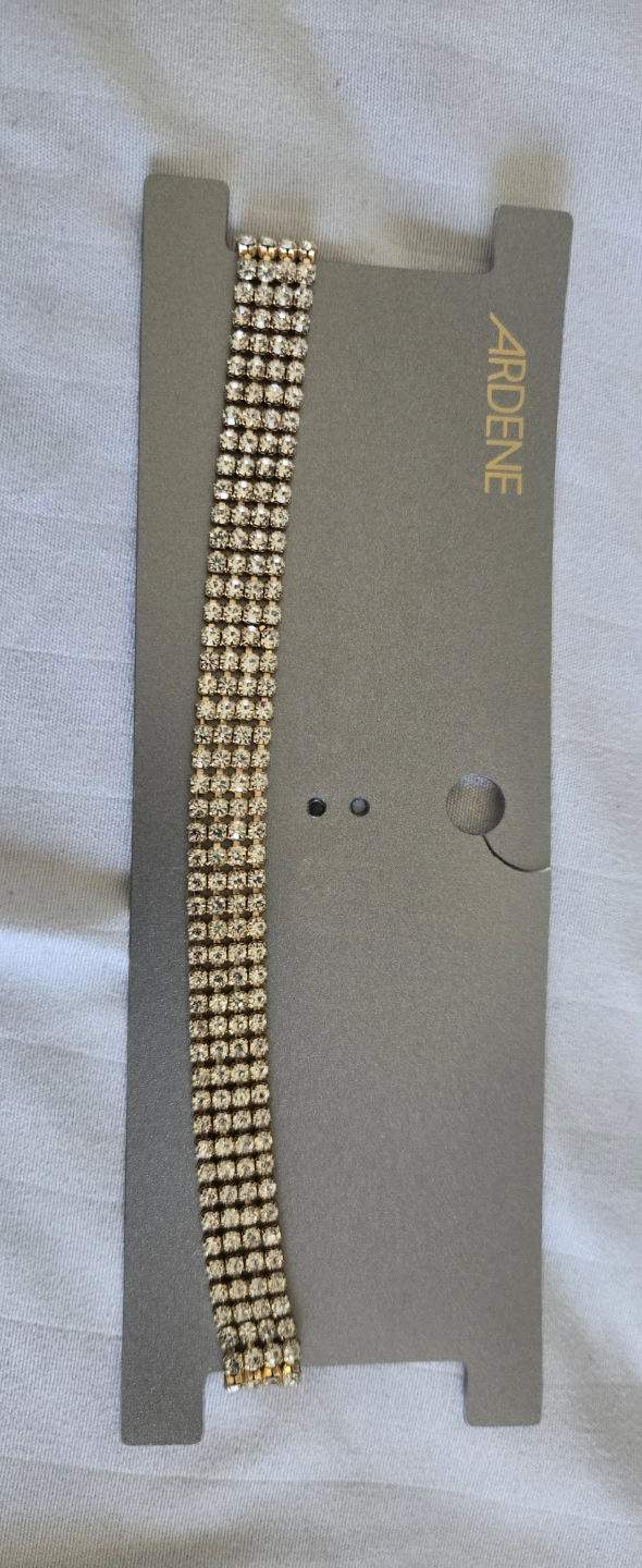 Ardene rhinestone drop earrings - photo 3