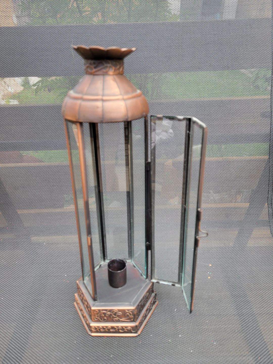 Candle Holder (Metal) with Candle - photo 4