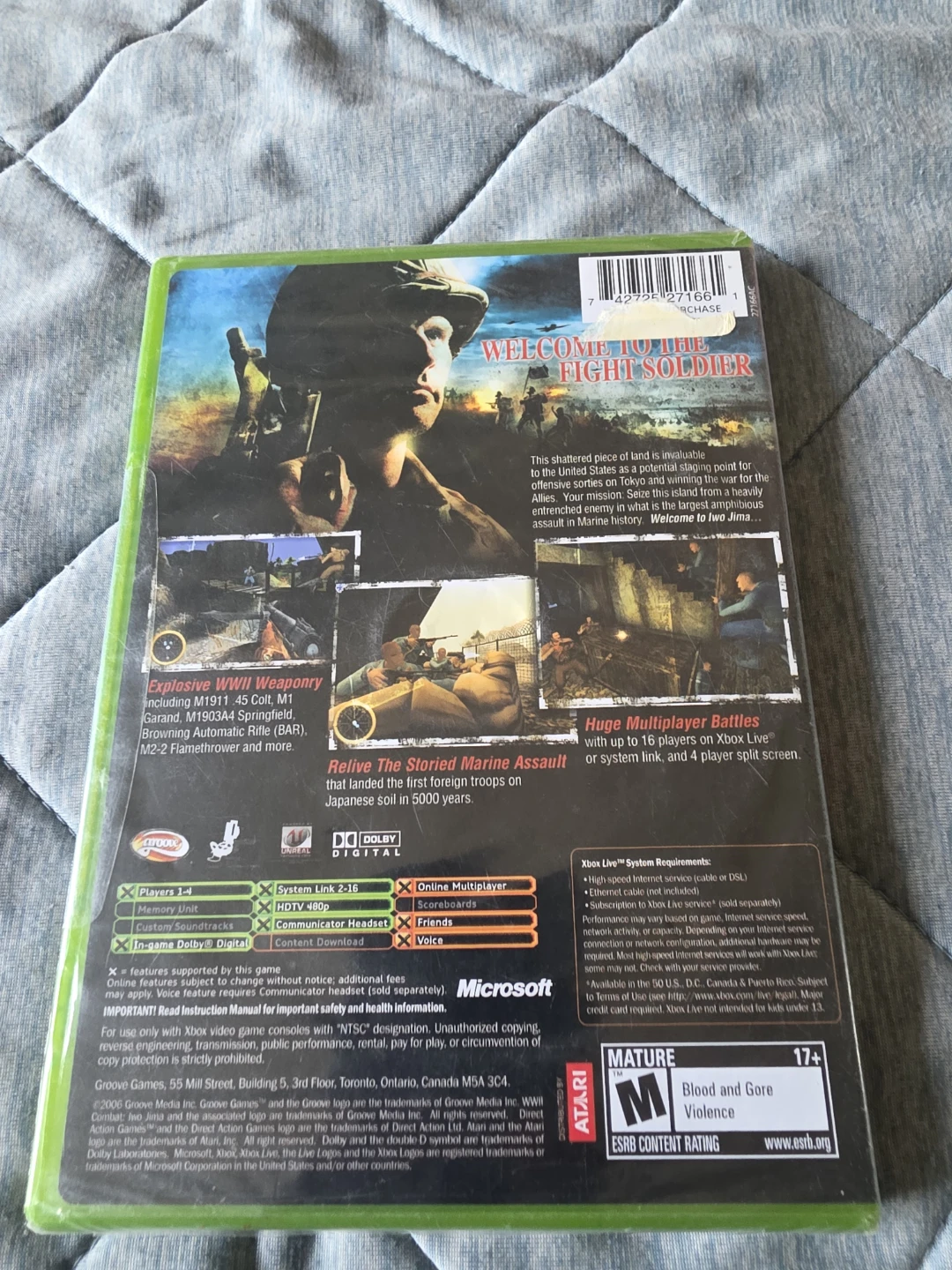 World War II Combat: Iwo Jima for original Xbox - photo 2