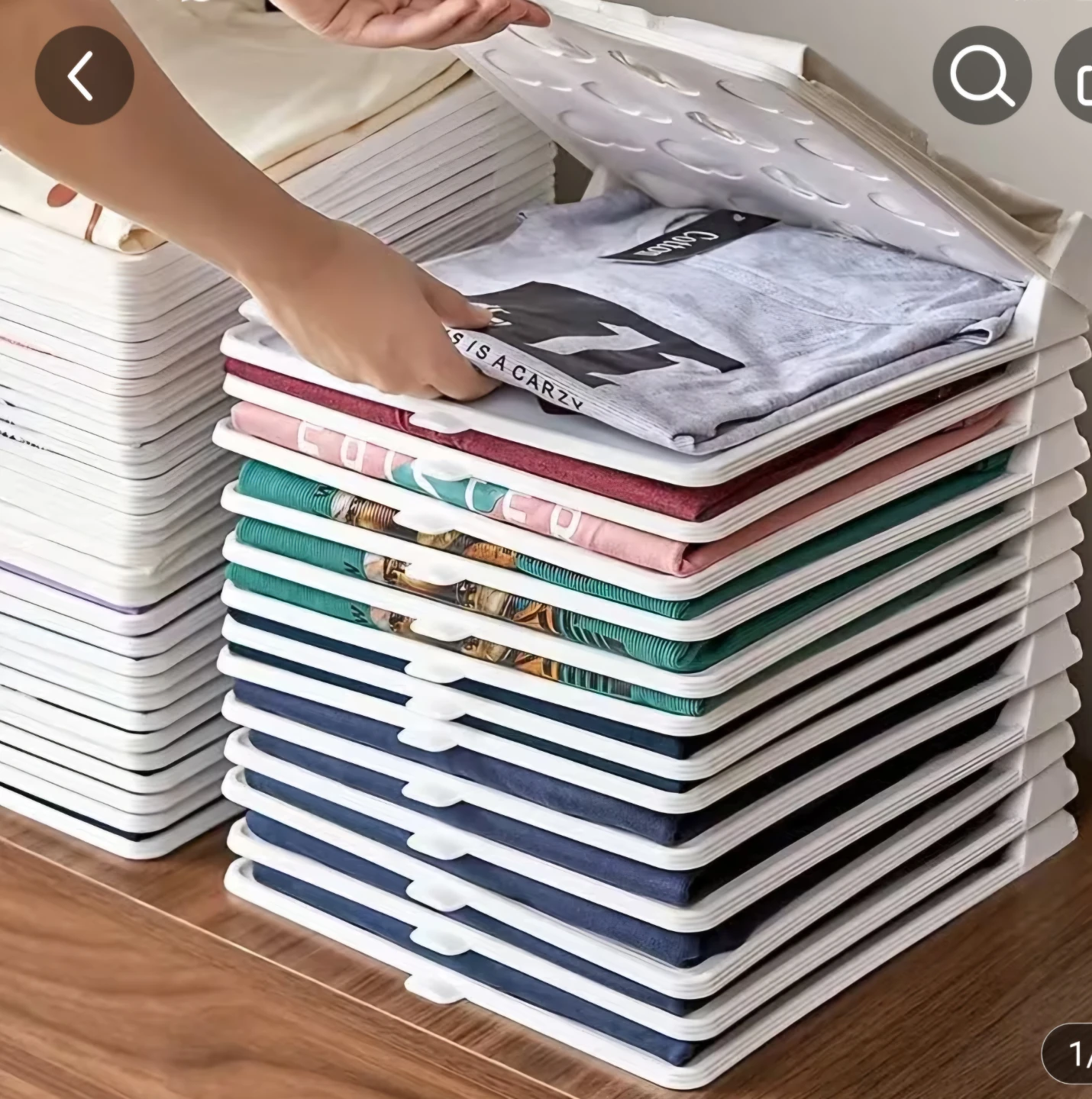 20 Stackable Shirt Organizer Trays - photo 3