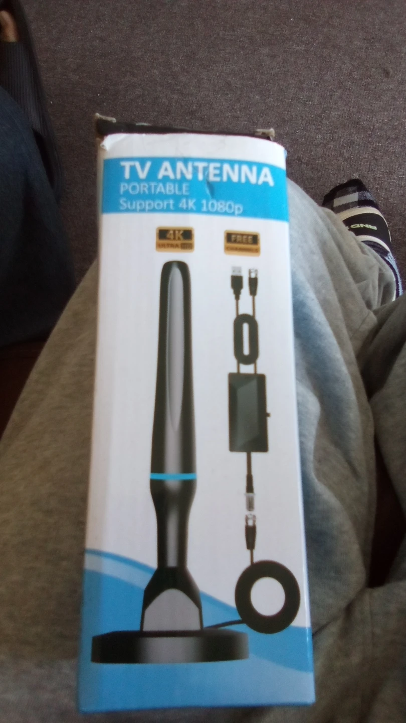 Indoor & Outdoor HDTV TV Antenna - Portable, Support 4K 1080p