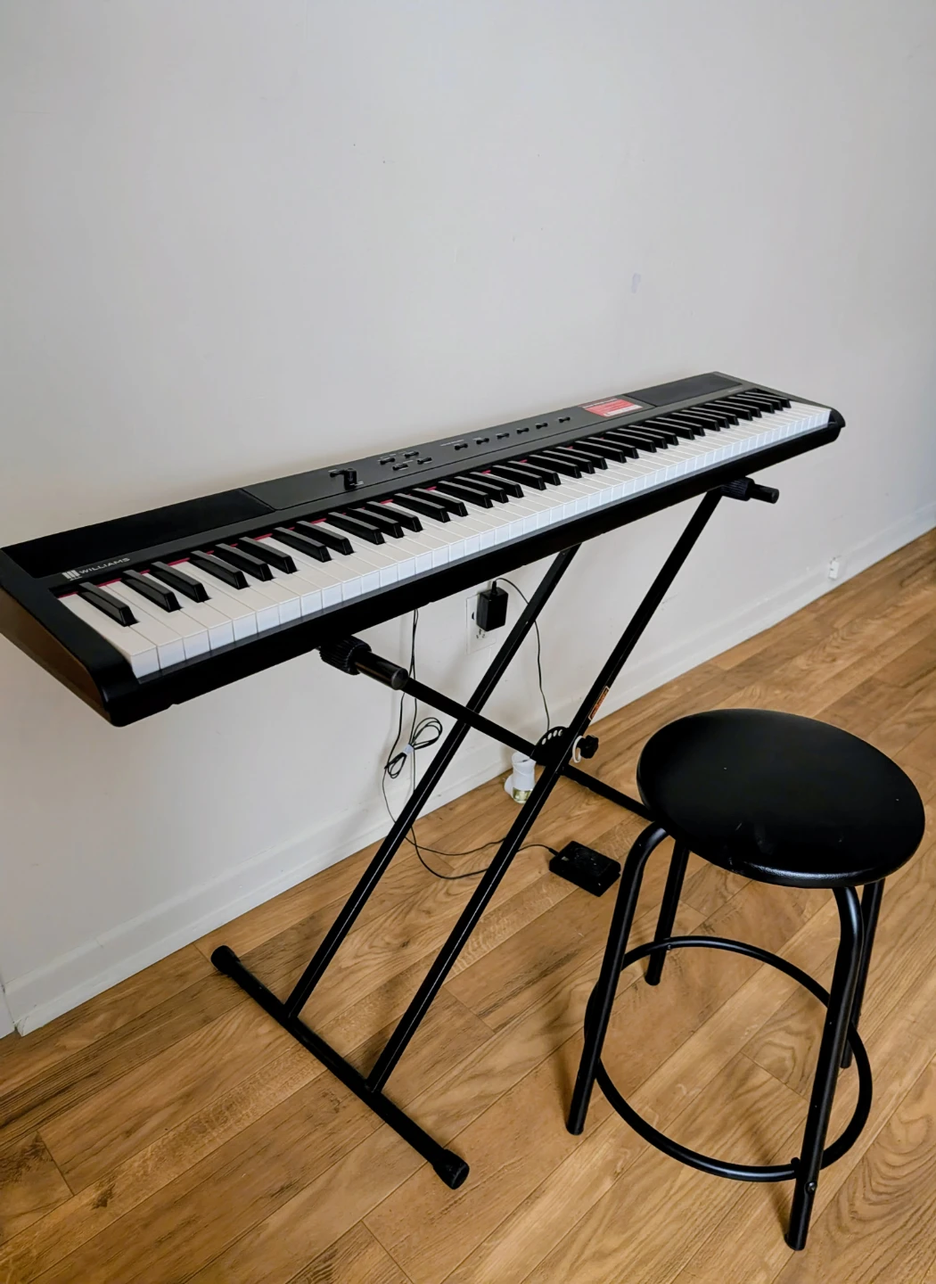 88 keys Williams Digital Piano with Stand and Stool