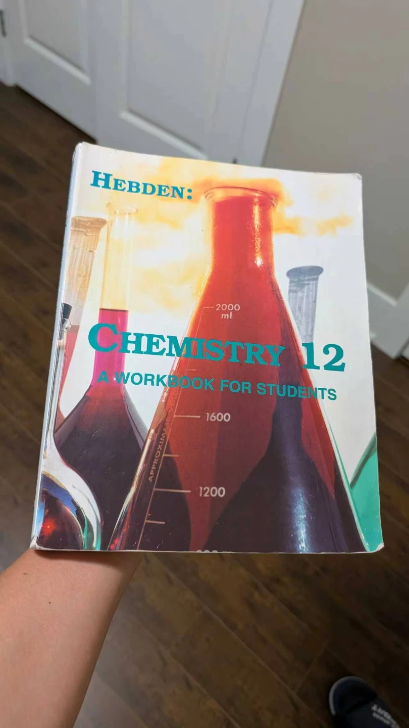 Hebden: Chemistry 12 Workbook for Students