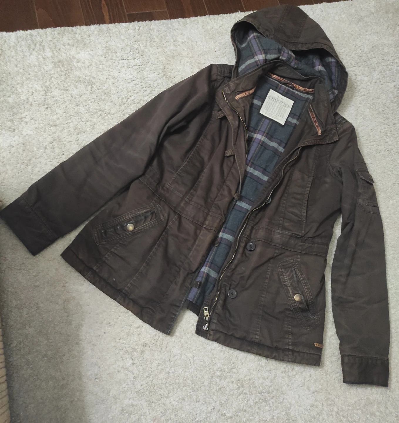 Roots Canada Hooded Jacket - XL
