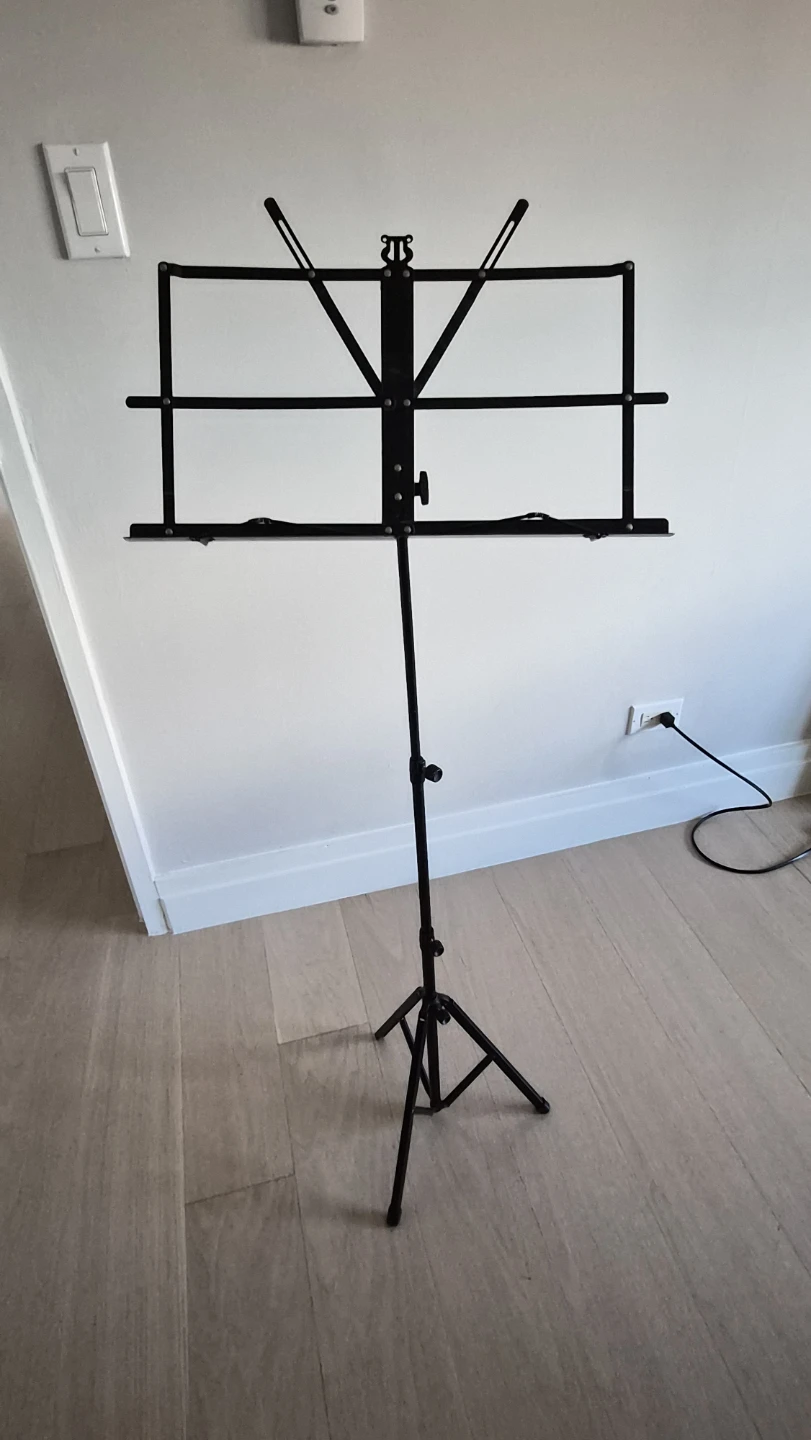 Black Folding Music Stand