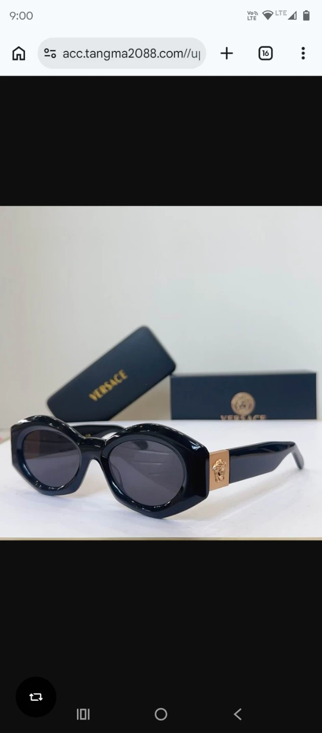 Versace Sunglasses with Case women's