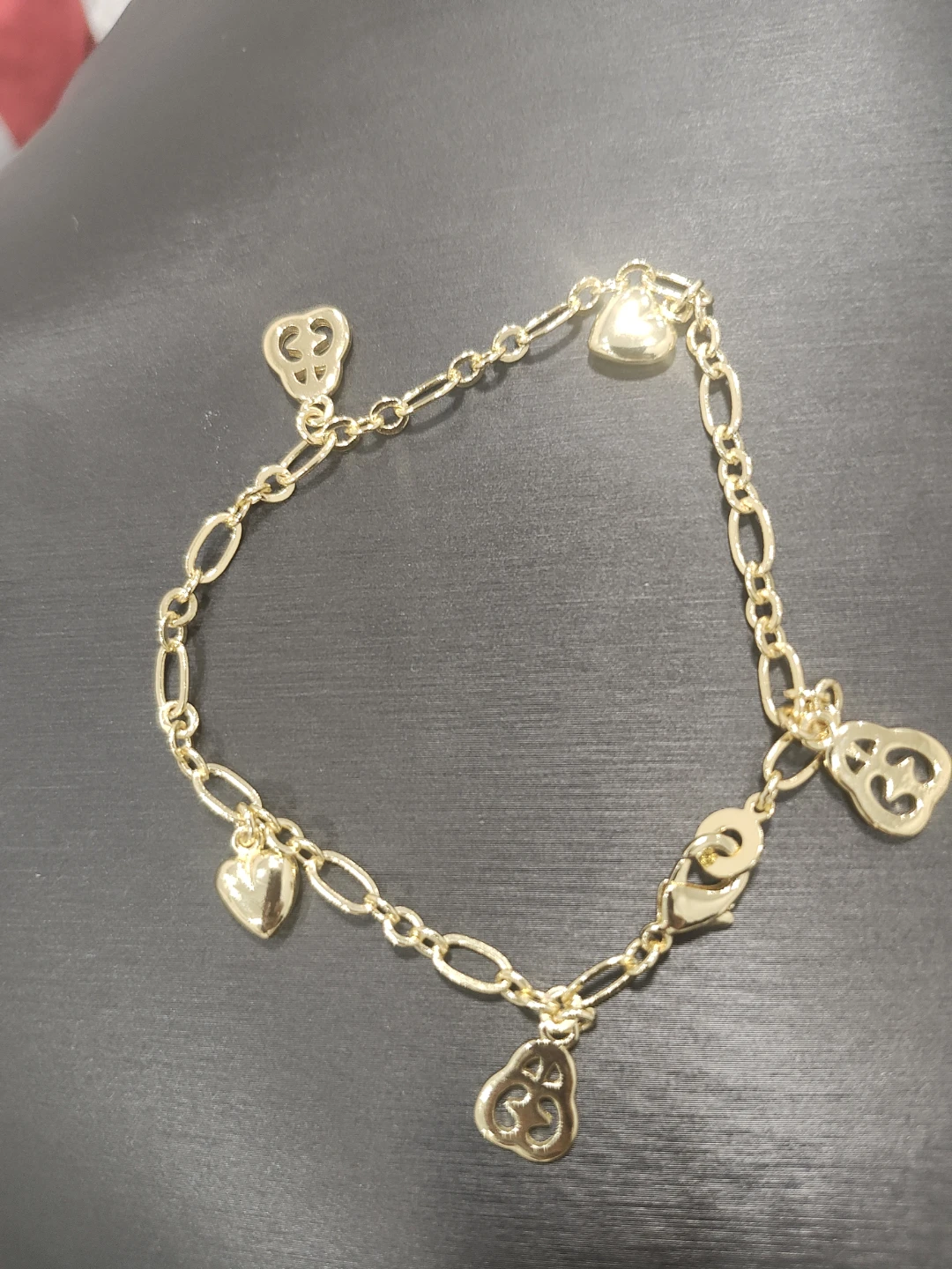Gold-Tone Charm Bracelet