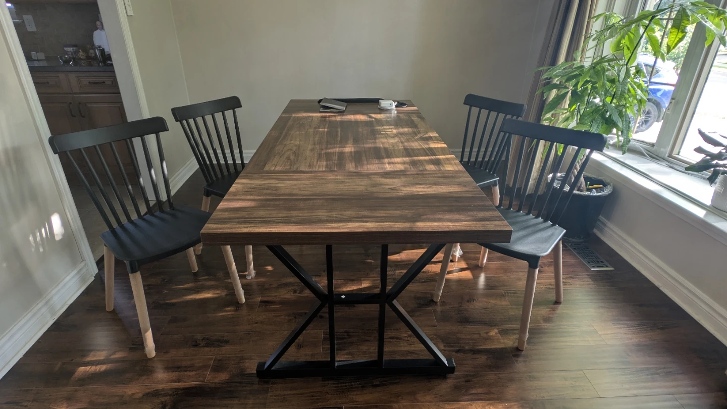 Mid-Century Modern Dining Set – Table & 4 Chairs - photo 5