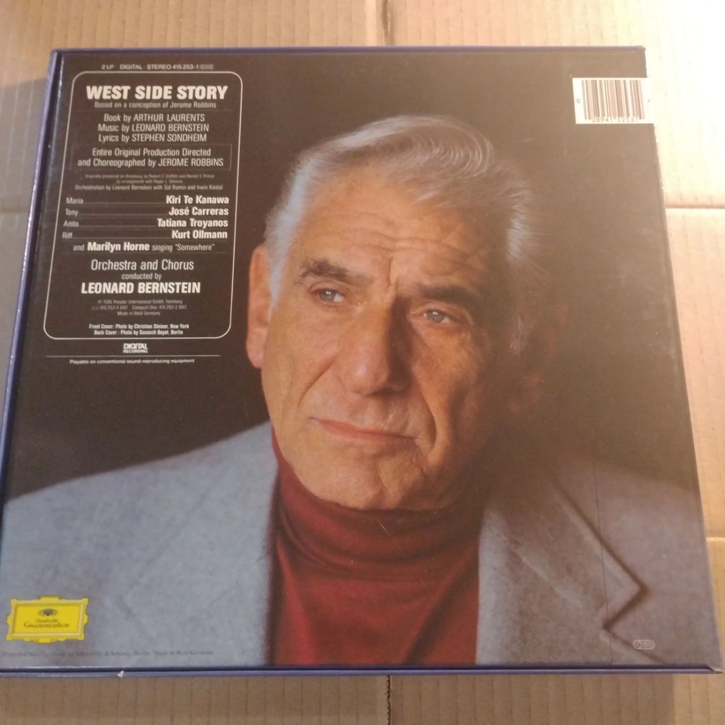 Leonard Bernstein Conducts West Side Story Vinyl Record - photo 2