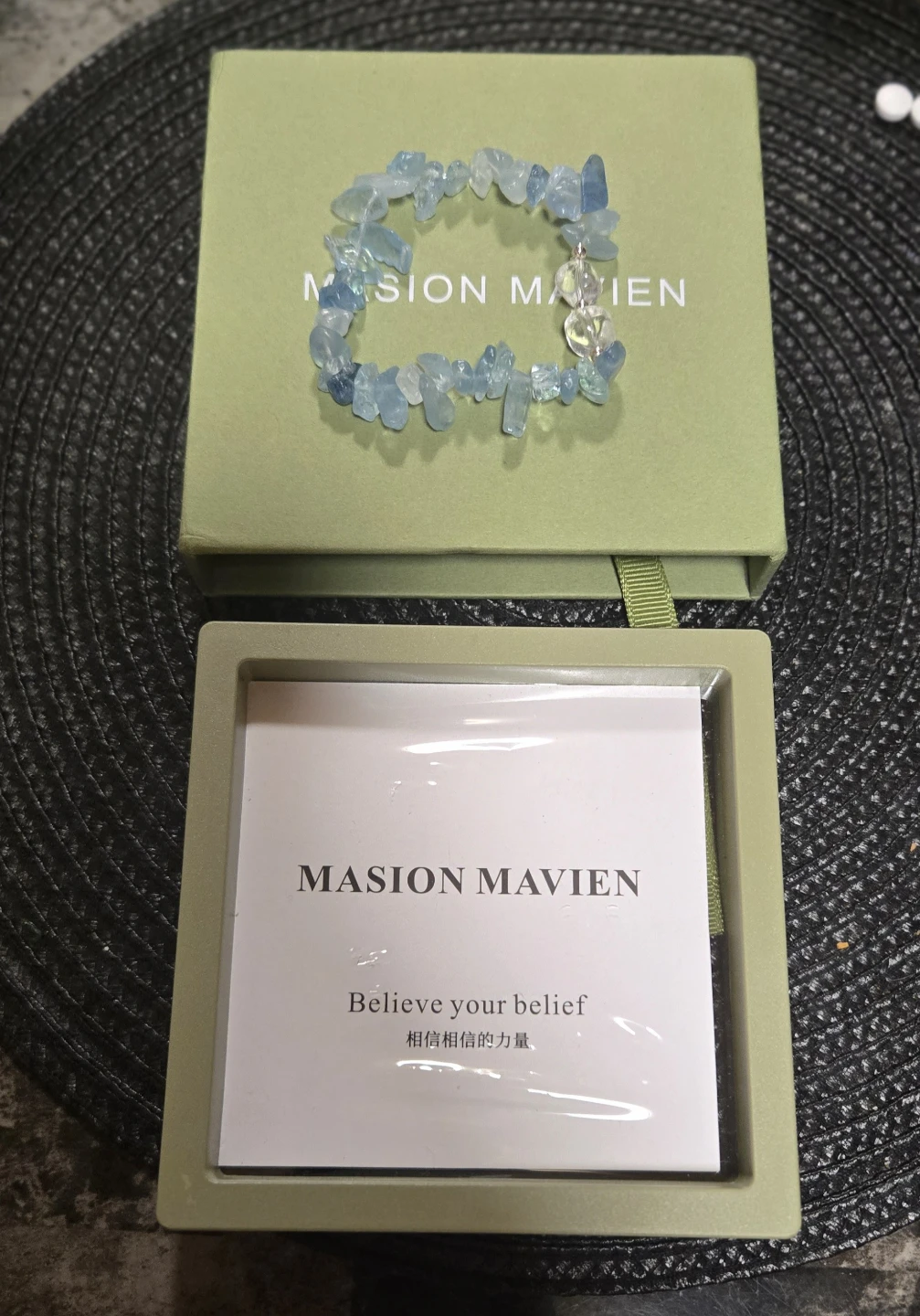 Masion Mavien "Ocean Mist" Gemstone Chip Bracelet - photo 2