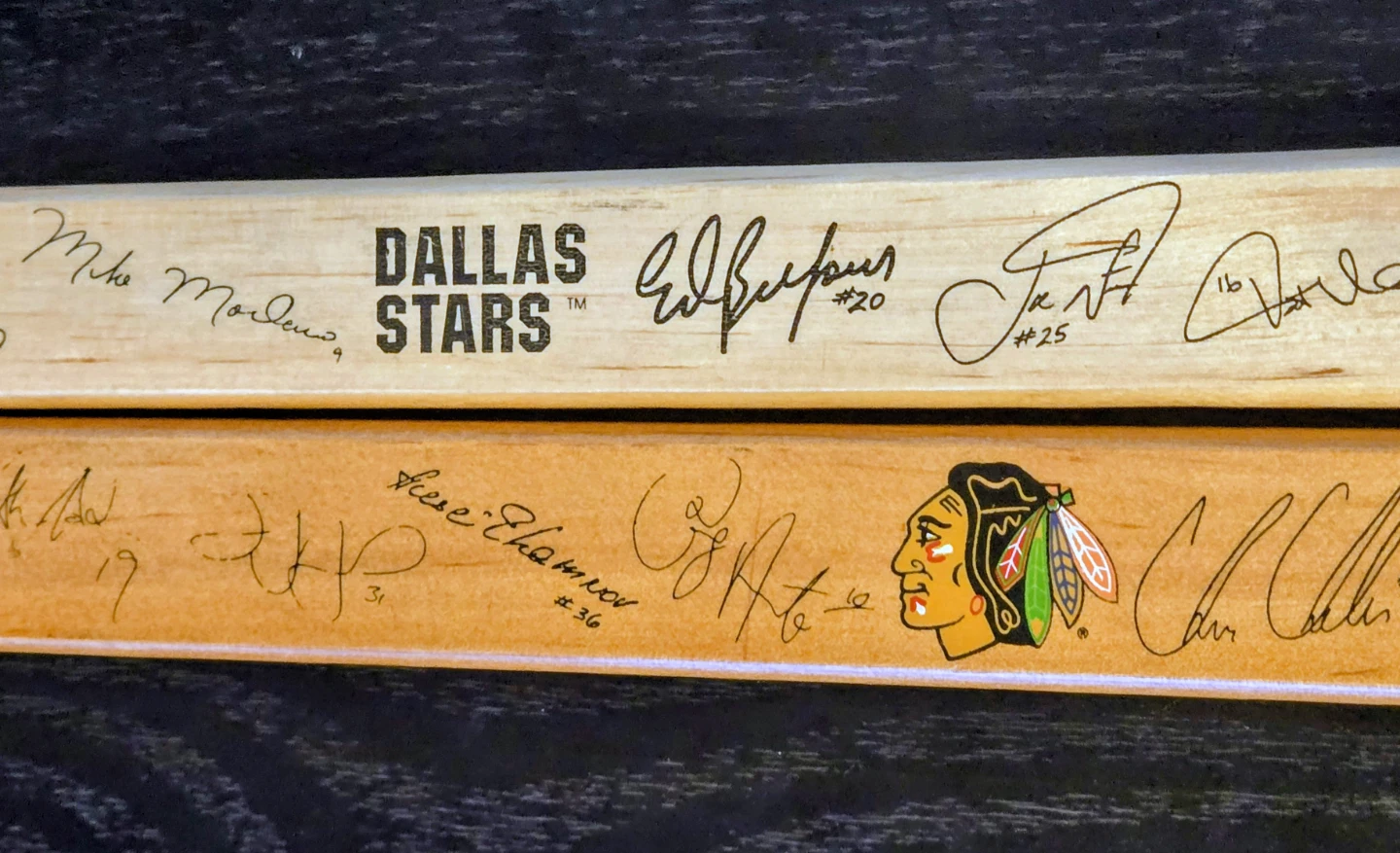 Vintage 1997/98 NHL Arena Souvenier Hockey Sticks