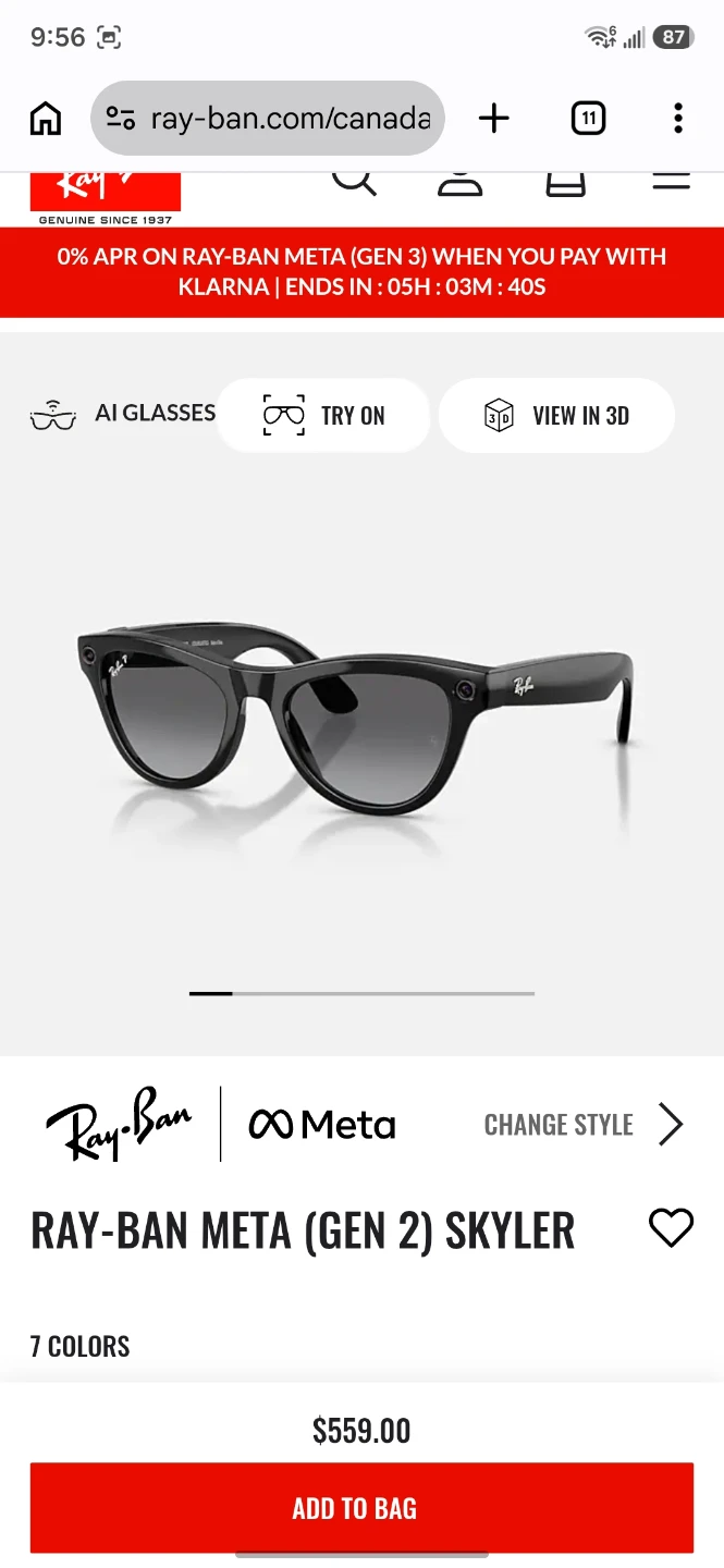 Ray-Ban Meta Gen 2 Smart Glasses - photo 3