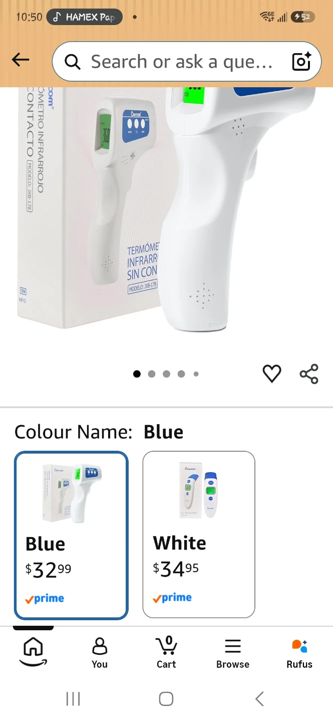 Berrcom JXB-178 Non-contact Infrared Thermometer - photo 5