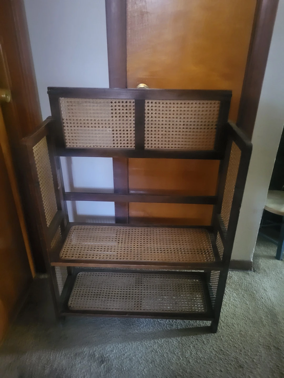 Vintage Wood Shelf Unit - photo 2