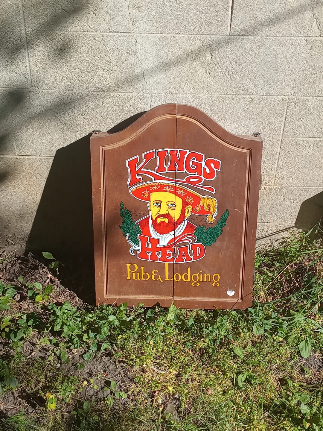 Kings Head Pub Dartboard Cabinet - photo 3
