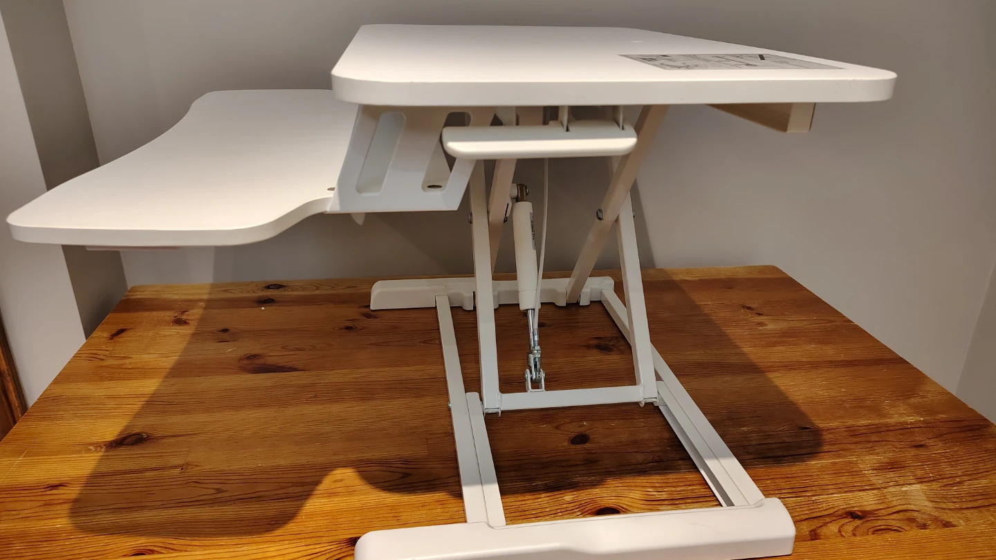 VIVO White Standing Desk Converter - photo 2
