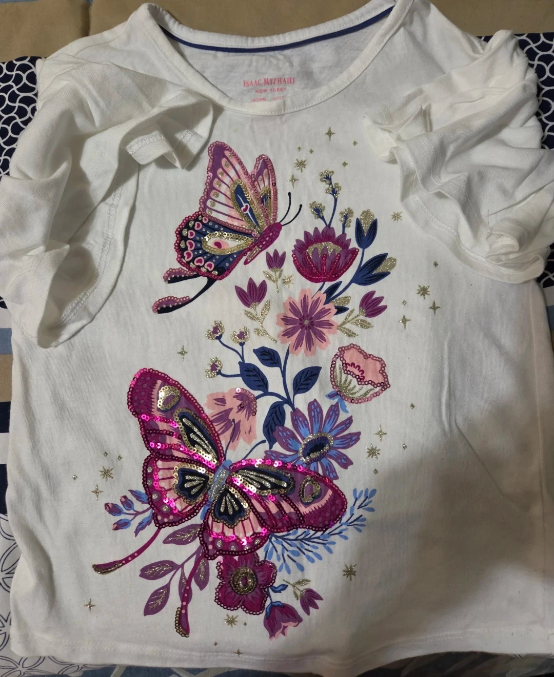 Isaac Mizrahi Kids Butterfly T-Shirt🏈