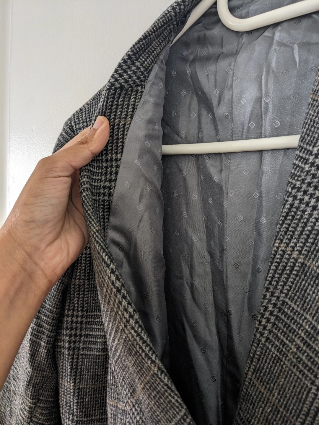 Zara Checked Wool Blend Coat - photo 3
