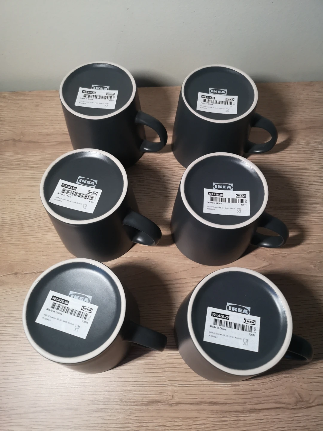 Set of 6 IKEA Mugs with Stand - photo 4