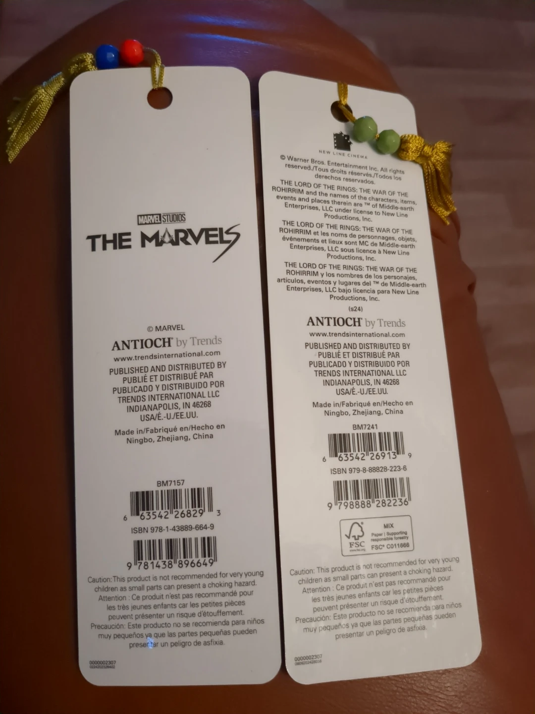 Lord of The Rings and Marvel Licenced Bookmarks - photo 4