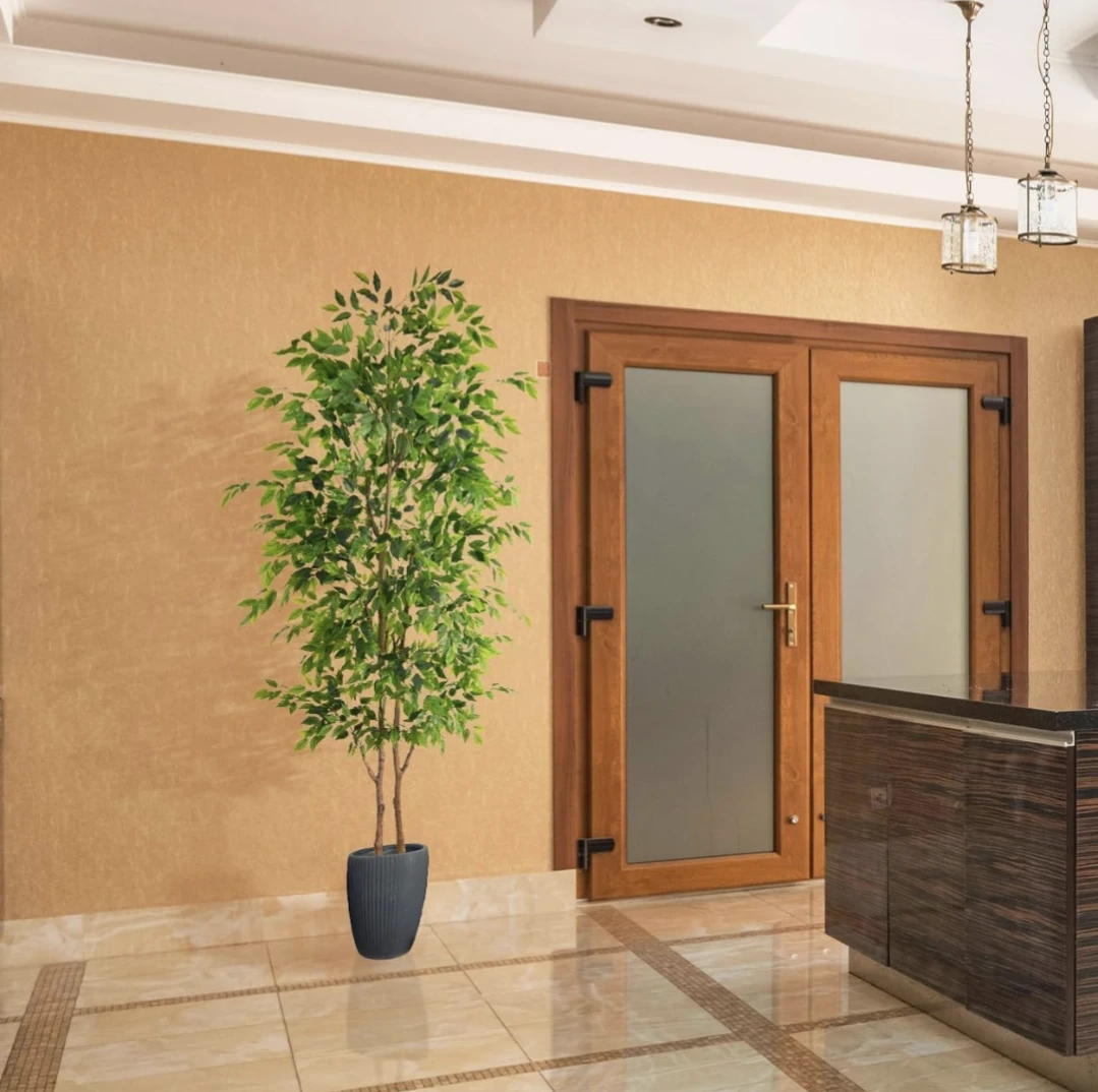 New in the box,8ft Artificial Ficus Tree - photo 5