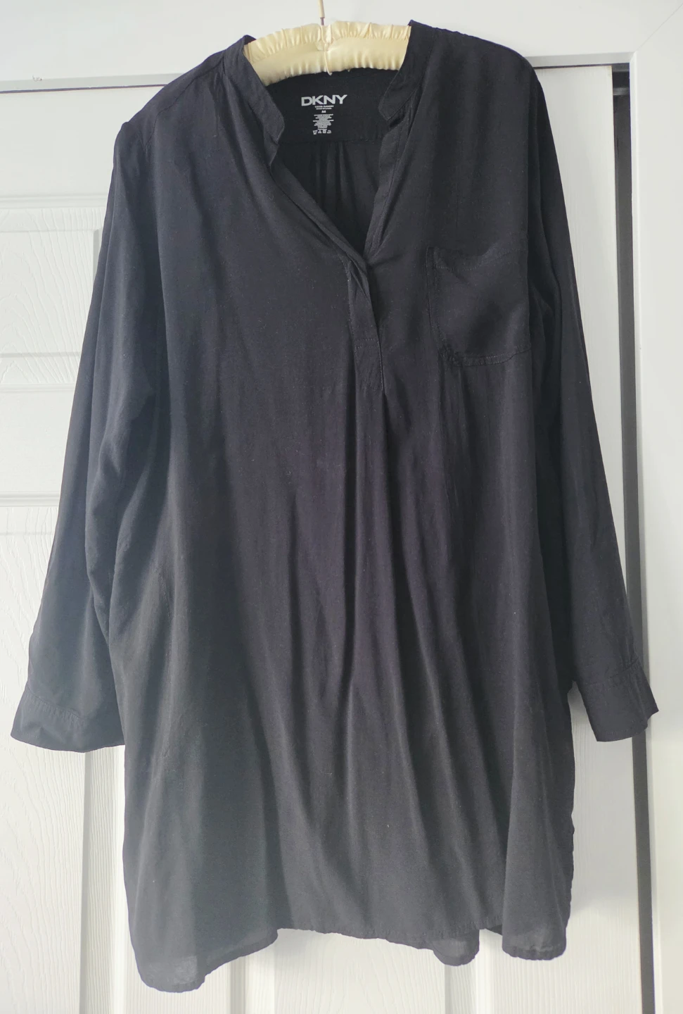 DKNY Black Button-Down Shirt