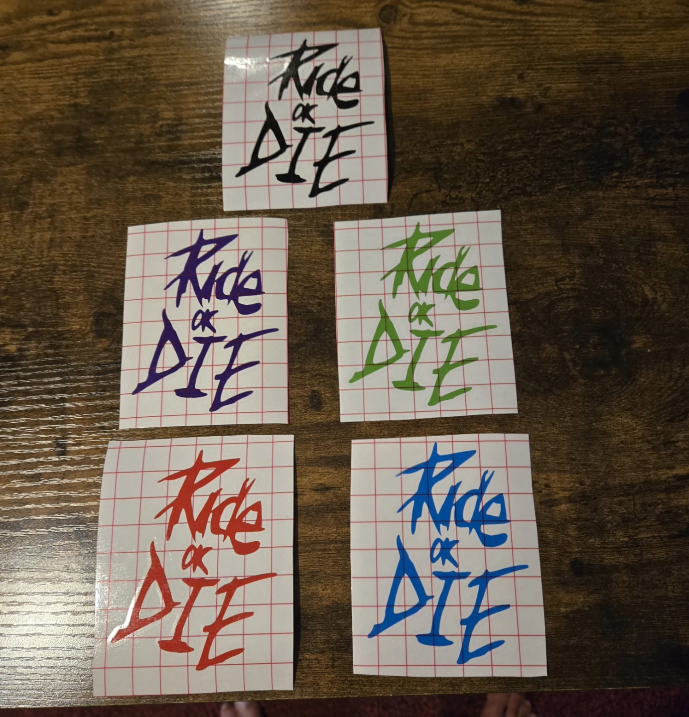 Decals for dirt bike or helmet - photo 2