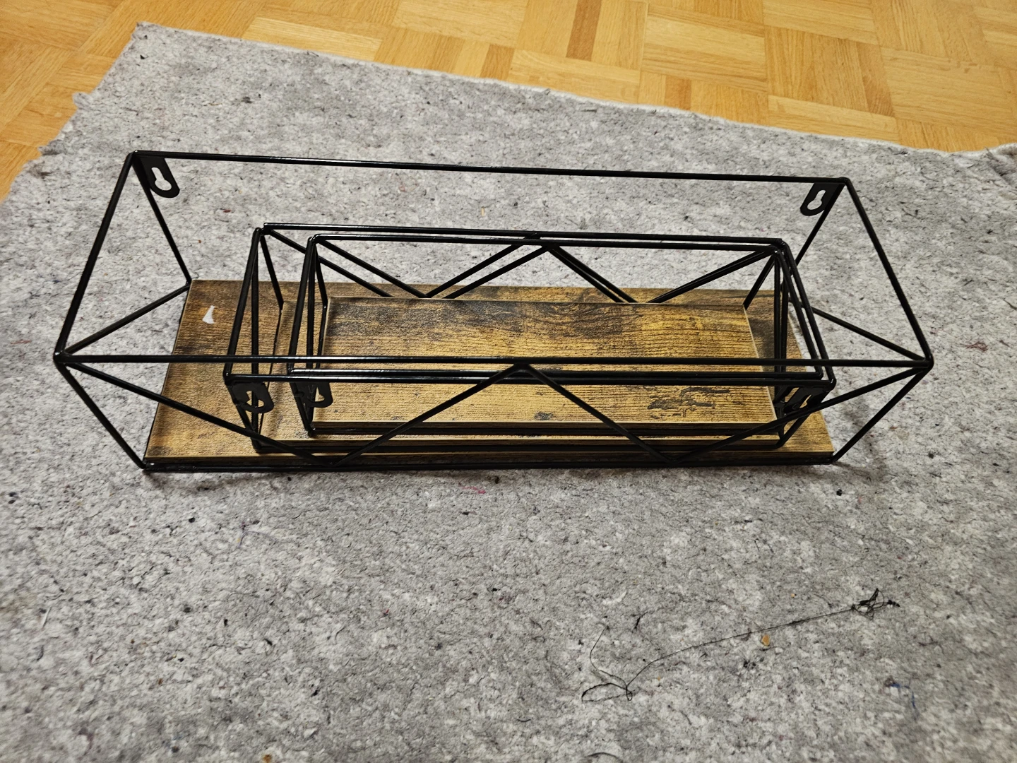 3 Wire Frame Wall Shelves - photo 2